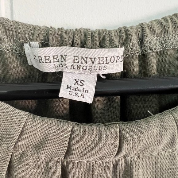 Green Envelope Green Tank Size XS - Picture 2 of 2